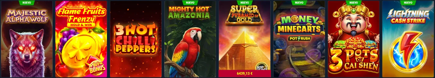 Rabona Casino Nuevos Juegos de Slot Rabona Casino nuevas tragaperras con juegos de slot, premios y títulos populares
